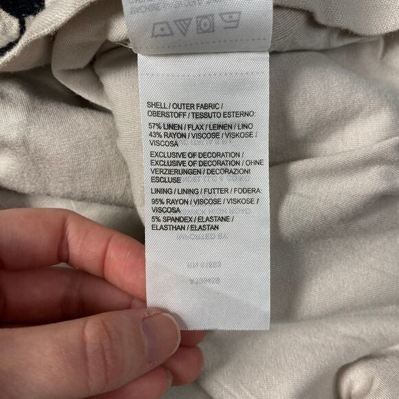 Jason Wu Palm Tree Embroidery Sleeveless Mini Dress‎ Womens Size 6 in Sand - Picture 9 of 11